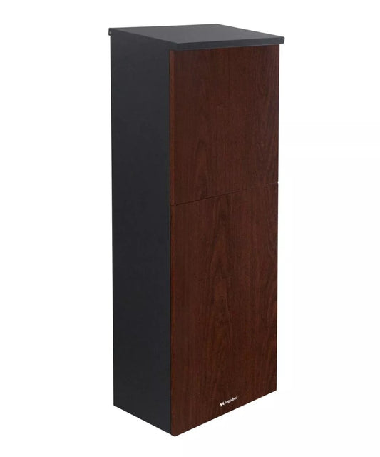 Pakketbrievenbus Trendybox Hout Achteruitname - Logixbox